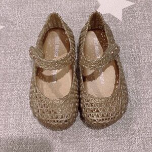 Mini Melissa Gold Kids Shoes